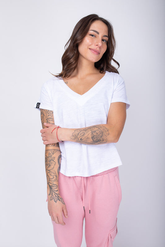 Polera Cuello V